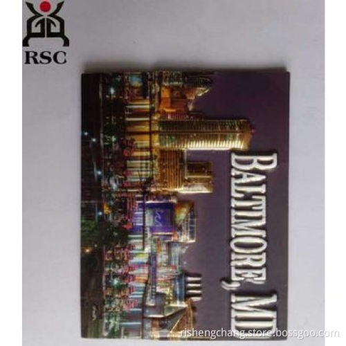 Polyresin refrigerator magnets with nice images, can decorate customer's department more sweet